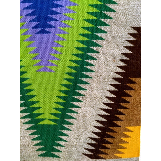 Mid 19th Century Navajo Style Rug For Sale - Image 9 of 12