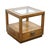 Drexel Drexel Heritage Woodbriar Collection Pecan Rustic European 26" Square Accent End Table W. Glass Top 988-342 For Sale - Image 4 of 14
