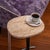 Narrow Marble Top Side Table from Forzini For Sale - Image 4 of 8