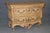 1970s Pair Country French Carved Drawer Commodes by Auffray Furniture For Sale - Image 5 of 14