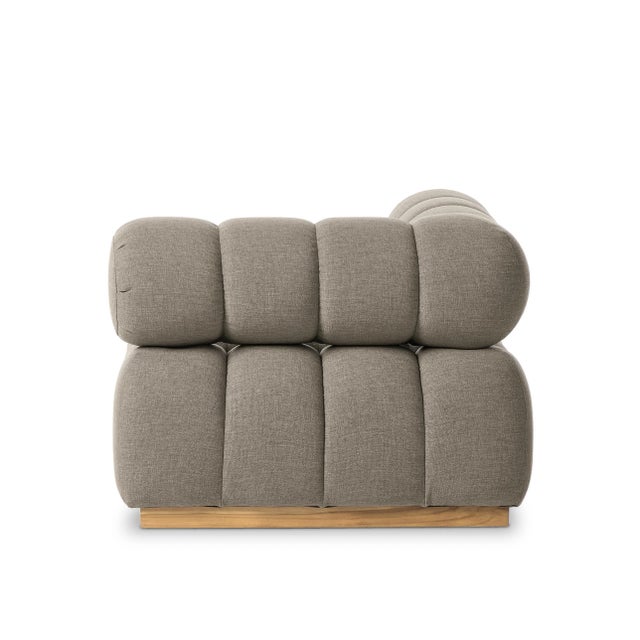 Four Hands Roma Outdoor Sectional Corner Piece, Alessi Fawn For Sale - Image 4 of 8