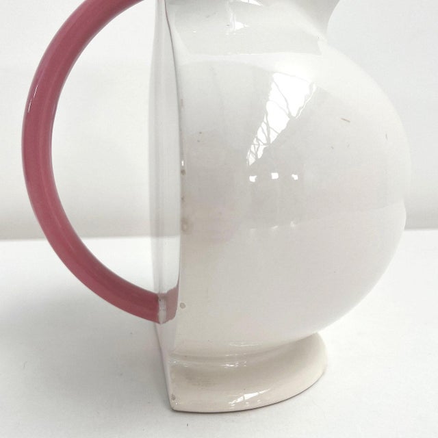 Postmodern Pink Hollywood Series Water Jug by Marco Zanini for Bitossi, 1980s For Sale - Image 3 of 11
