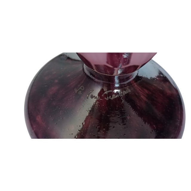 Garances Baluster Vase from Le Verre Français, 1920s For Sale - Image 6 of 7