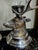 1950s Pair of Carole Stupell Stag Silverplate Hurricane Lamps For Sale - Image 11 of 13