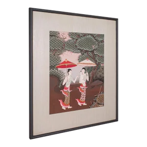 1980's Vintage Folk Art Painting