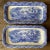 Antique Cauldon Ltd. England Blue Moore Platters- a Pair For Sale - Image 9 of 12