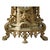 Pasargad DC Les Classiques Brass Mantel Antique Clock For Sale - Image 4 of 5