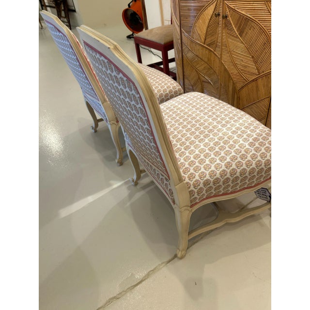 19th Century Louis XV Style Painted Slipper Chairs- a Pair For Sale - Image 12 of 12