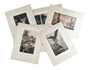 Portfolio of Antique Photogravure Prints - Set of 6