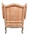 Louis XV Painted Duchesse Brisee A' Oreilles - Chair & Ottoman For Sale - Image 11 of 12