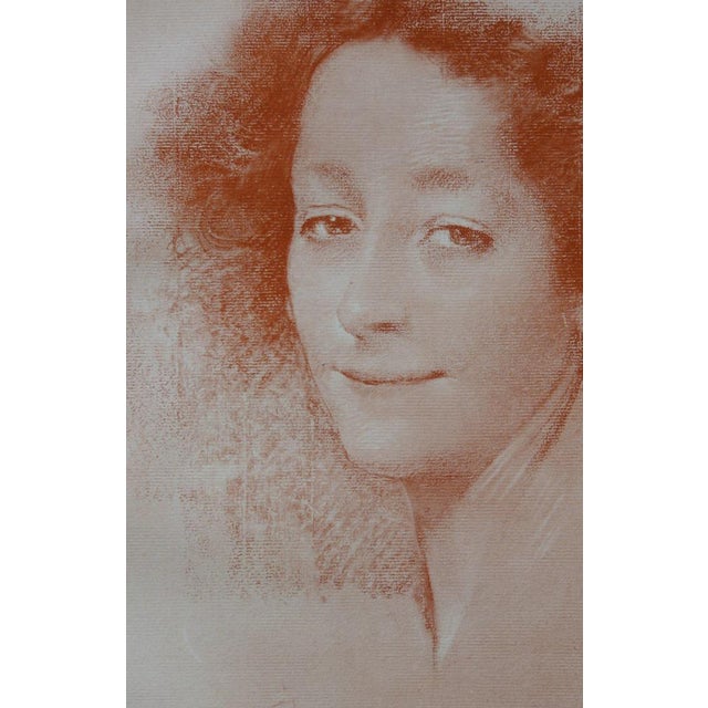Lucien Levy-Dhurmer A Beauty from Yesteryear Original colour lithograph on fine Vellum Signed in the plate Dimensions: 31...