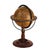 19th Century Wachob & Co. “The Excelsior” Terrestrial World Globe on Walnut & Brass Stand For Sale - Image 4 of 11
