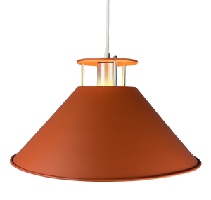 Vintage Orange Hanging Lamps from Nordisk Solar, 1980s, Set of 2