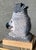 Circa 1991 Stylistic Hand Carved Wooden "Golden Eagle Head" Bust - Santa Fe, New Mexico For Sale - Image 16 of 18
