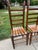 Drexel Heritage Early 1900s Ladderback and Slat Seat Dining Chairs, Set of 4 For Sale - Image 4 of 13