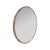 This mirror features a faux wood frame with subtle burl detailing, adding organic texture and warmth to any space. Care...