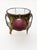 Gold Antique Belle Époque French Brass and Bevelled Glass Jewelry Box, 1890s For Sale - Image 8 of 8