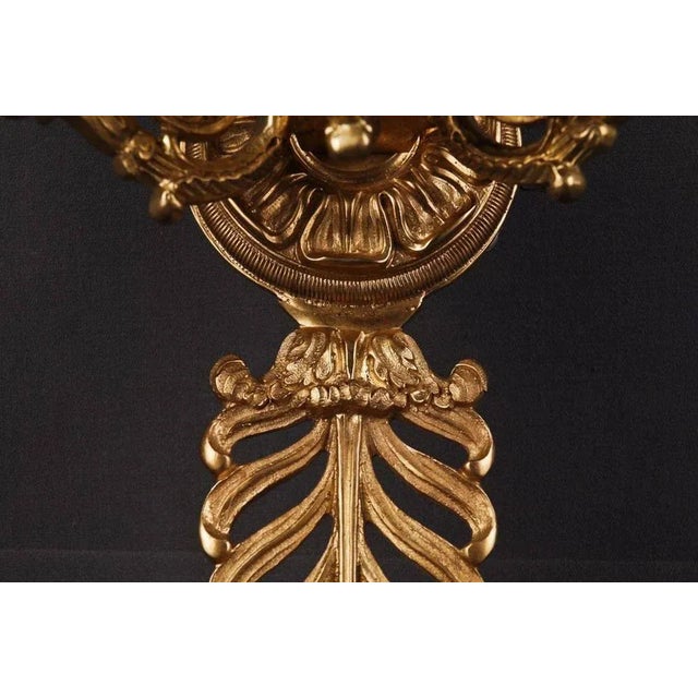 Empire Wall Light in Cast Bronze For Sale - Image 6 of 10