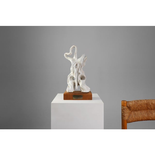 Mid-Century Modern Freddy Callant, Abstract Symphonie Sculpture, 1960s, Ceramic For Sale - Image 3 of 13