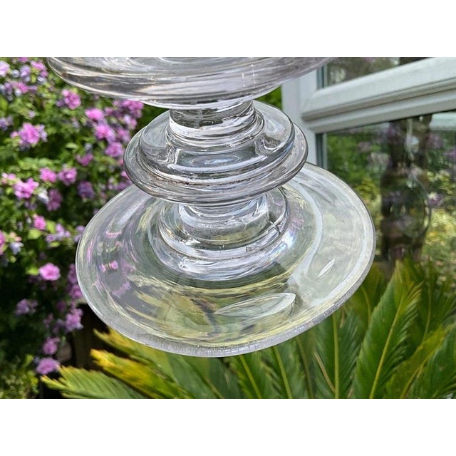 Large Georgian Dutch Flint Glass Rummer with Engraved Windmill & Farmhouse, 1750 For Sale - Image 13 of 14