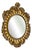 Mid-Century Baroque Style Gilt Plaster Mirror, 1950s For Sale