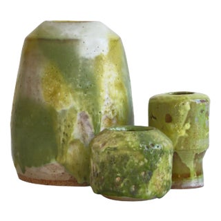 Stoneware Vases by Ole Bjørn Krüger, 1960s, Set of 2 For Sale