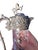 Early 20th Century 1900s Victorian Cut-Crystal and Silverplate Claret Jug With Lion Finial and Bacchus Spout For Sale - Image 5 of 11