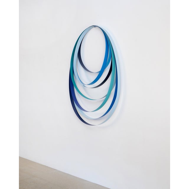 Abstract Contemporary Abstract Steel and Spray Paint "Ode Iii" by Tom Henderson For Sale - Image 3 of 6