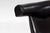Black Set of EJ100 Ox Lounge Chair and Ottoman in Black Leather by Hans J. Wegner for Erik Jørgensen, 1980s For Sale - Image 8 of 12