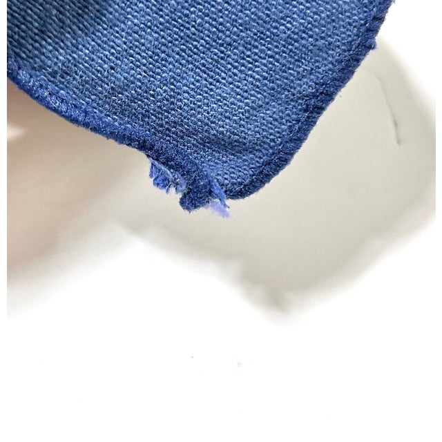 Blue Cloth Dinner Napkins – Classic Tabletop Dining Entertaining Linens - Set of 8 For Sale In Louisville - Image 6 of 8