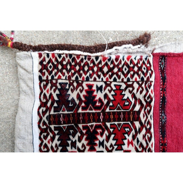 1930s Vintage Handmade Turkmen Yomud Torba Bag 2.6' X 4.4' | Chairish
