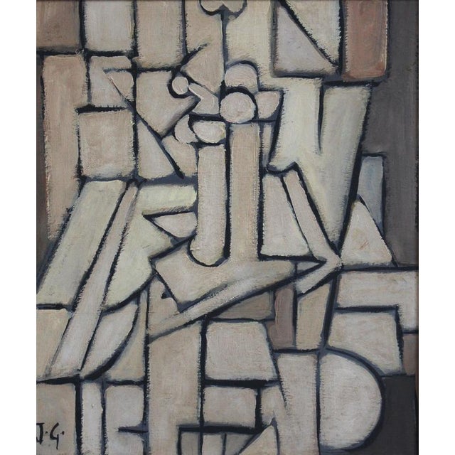 JG, The Vanguard Series, Postwar European Abstraction, 1950s-1970s, Oil on Board, Framed, in None conditions. Designed...