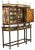Ornate Renaissance style ormolu-mounted cabinet-on-stand, having galleried crest with eagle finials, over cabinet fitted...