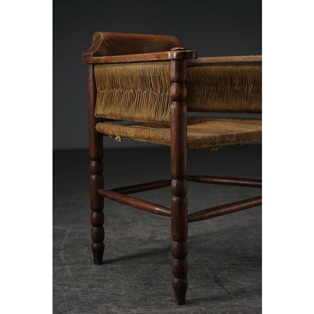 Brown Decorative Chair Set, 1930s For Sale - Image 8 of 18