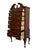 Late 20th Century Stanley Furniture American Heritage Collection Mahogany Traditional Style 41" Pediment Highboy Chest 172-13-113 / 172-13-114 For Sale - Image 5 of 12