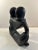 1970s 1970s Abstract Hand Carved Wood Sculpture Signed For Sale - Image 5 of 10