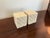 Vintage Travertine Cube Bookends by Fratelli Mannelli - a Pair For Sale - Image 9 of 9