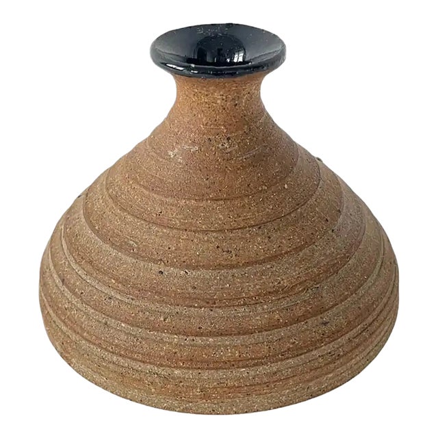 Guenther Art Studio Pottery Bud Vase, Usa, 1984 For Sale