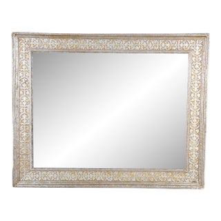 Vintage Clossons Cincinnati Baroque Rococo Arabesque Scrolled Wall Mantel Mirror For Sale