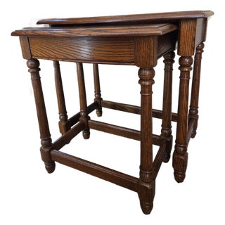 Vintage Ethan Allen Nesting Tables For Sale