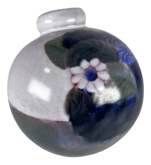 Vintage Ceramic Vall Vase by Jean Cloutier, 1960s