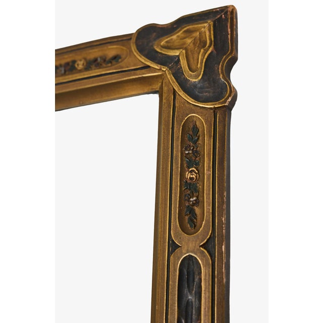 Art Nouveau Giltwood Mirror With Floral Motifs, Circa 1910 For Sale - Image 11 of 13