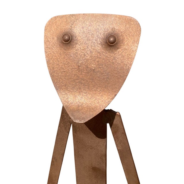 Late 20th Century Late 20th Century Vintage Postmodern Figural Artist Made Sculptural Magazine Rack For Sale - Image 5 of 7