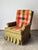 Olive Tweed Swivel Rocker With Patchwork Plaid Upholstery, 1970s For Sale - Image 10 of 18