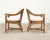 Late 20th Century Pair of McGuire Organic Modern Rattan and Cane Armchairs For Sale - Image 5 of 18