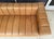 Cb2 Forte 81-Inch Channeled Saddle Leather Sofa With Walnut Base For Sale In Raleigh - Image 6 of 16