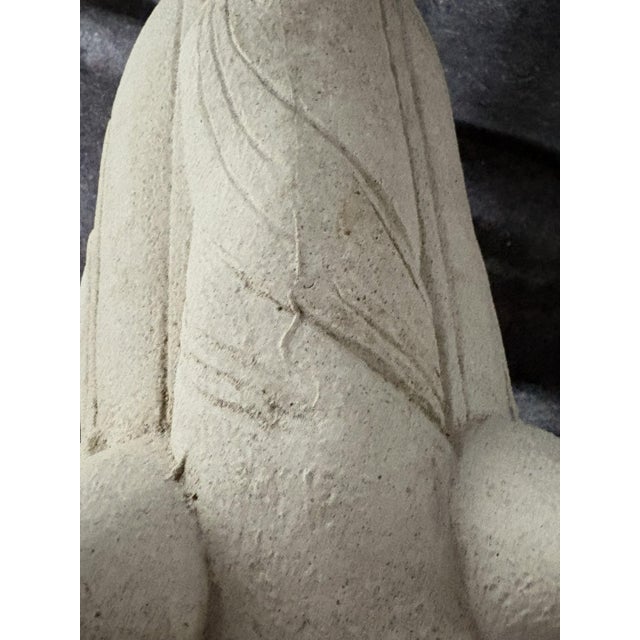 Sculpture Materials Architectural Concrete Horse Heads — Rare Pair For Sale - Image 7 of 10