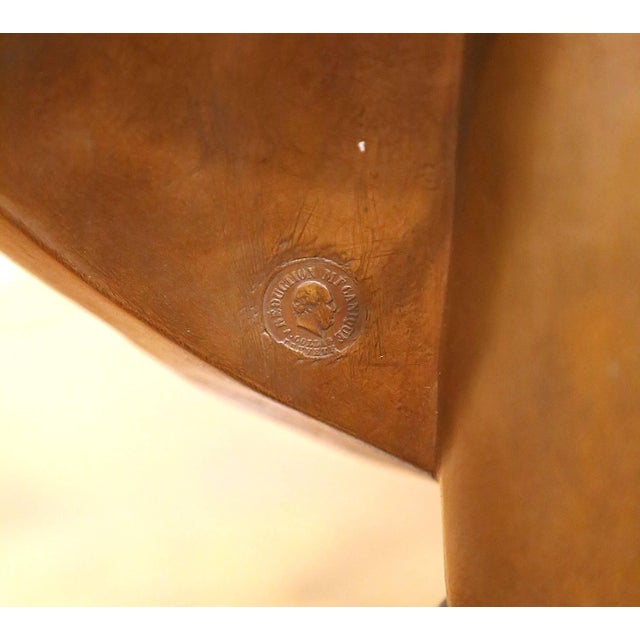 19th Century American Tiffany & Co. Bronze Bust of William Shakespeare For Sale - Image 10 of 11