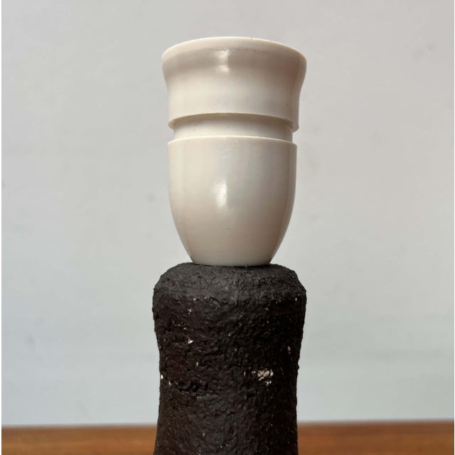 Mid-Century Modern Danish Studio Pottery Table Lamp from Henri Keramik, 1960s For Sale - Image 12 of 16