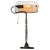 White opaline glass, cast iron desk light / banker’s lamp 2,5 meter black cotton flex, plug and pull switch E27 . E26...